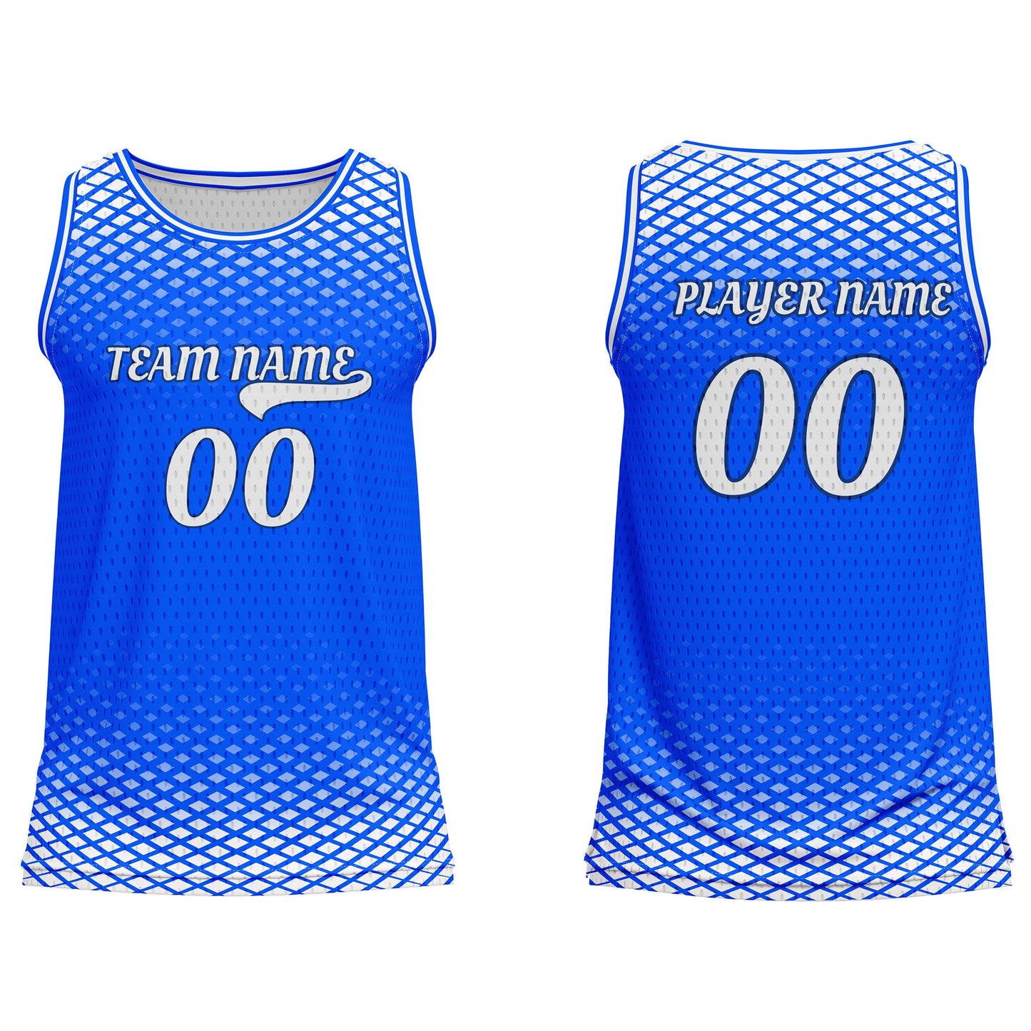 Custom Basketball Tank Top - Gradient Design - Personalized Gear