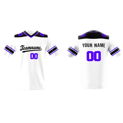 Custom American Football Jersey - Detailed Trim - Personalized Jersey
