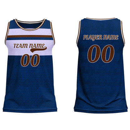 Custom Basketball Tank Top - Cut Sew Design Personalized Top