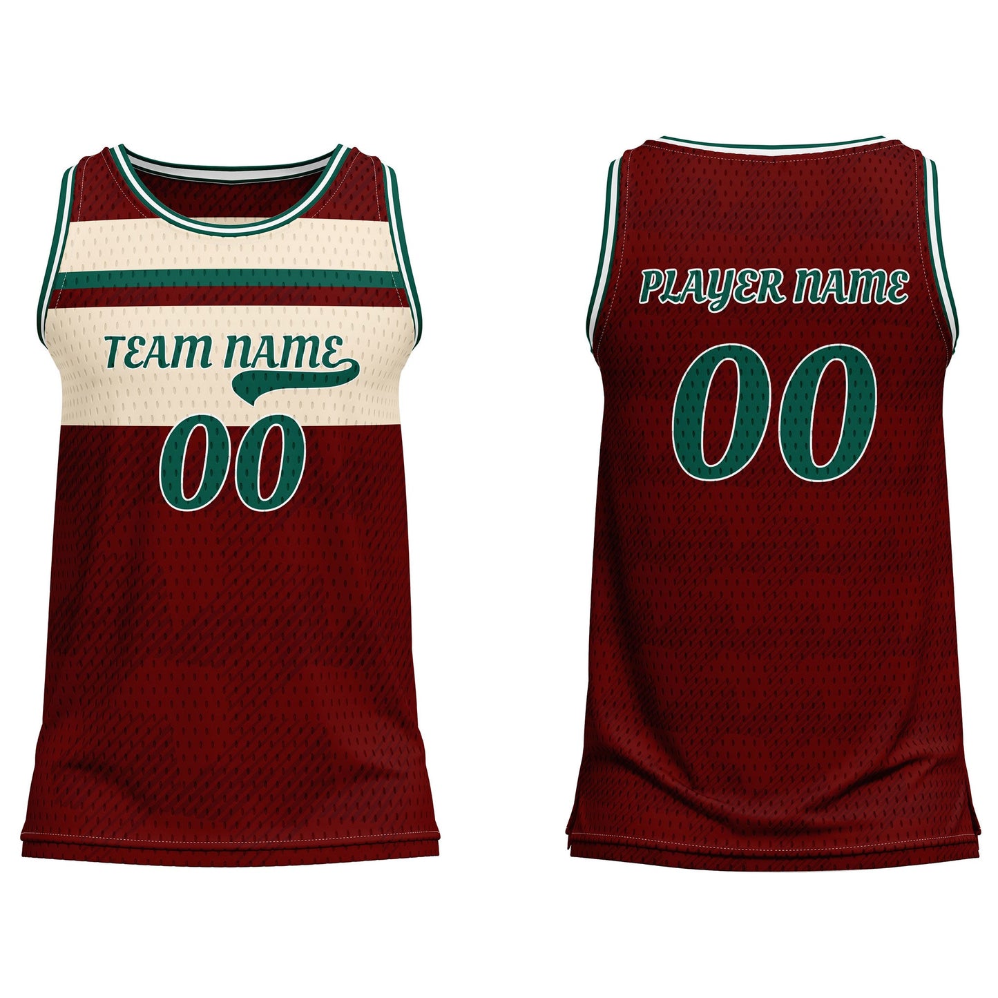 Custom Basketball Tank Top - Cut Sew Design Personalized Top