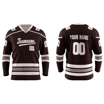 Custom Ice Hockey Jersey - Two-Color Accent - Personalized Top