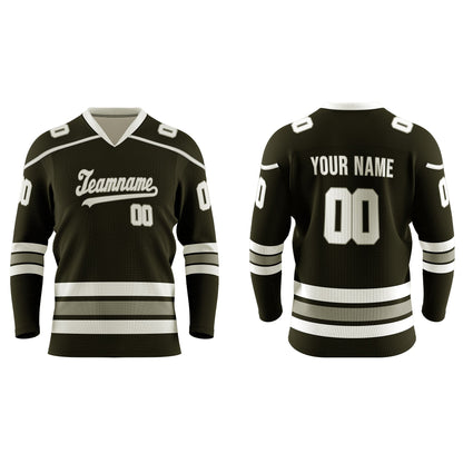 Custom Ice Hockey Jersey - Two-Color Accent - Personalized Top