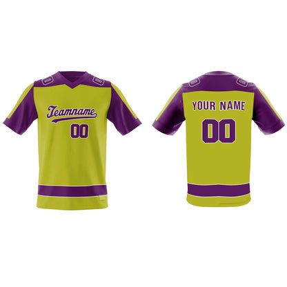 Custom American Football Jersey - Raglan Panel - Personalized