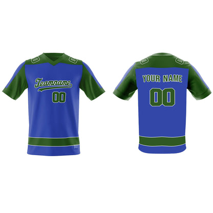 Custom American Football Jersey - Raglan Panel - Personalized