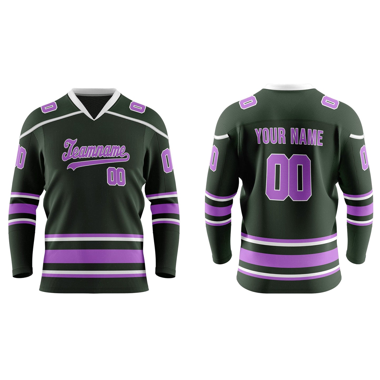 Custom Ice Hockey Jersey - Vector Trim - Personalized Gamewear