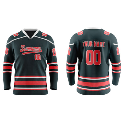 Custom Ice Hockey Jersey - Vector Trim - Personalized Gamewear