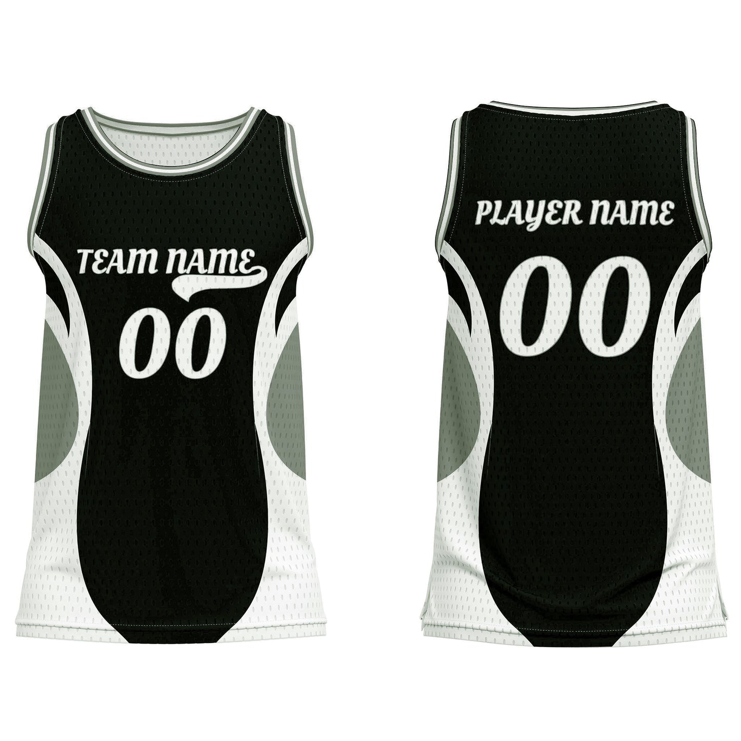 Custom Basketball Tank Top - Abstract Design - Personalized Teamwear