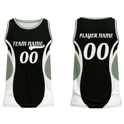 Custom Basketball Tank Top - Abstract Design - Personalized Teamwear