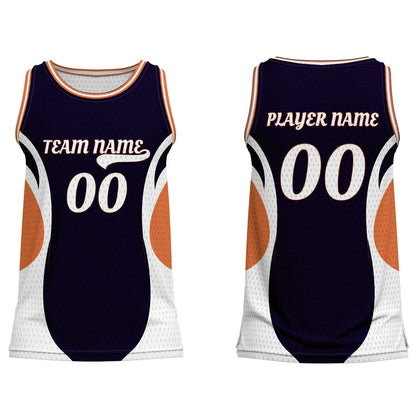 Custom Basketball Tank Top - Abstract Design - Personalized Teamwear