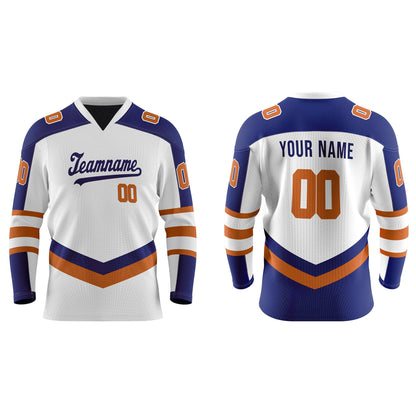 Custom Ice Hockey Jersey - White Panel - Personalized Teamwear