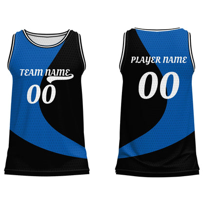 Custom Basketball Tank Top - Vector Two-Tone Personalized Top