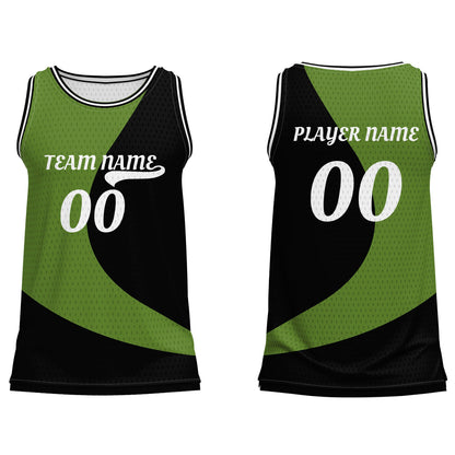 Custom Basketball Tank Top - Vector Two-Tone Personalized Top