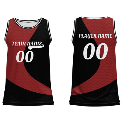 Custom Basketball Tank Top - Vector Two-Tone Personalized Top