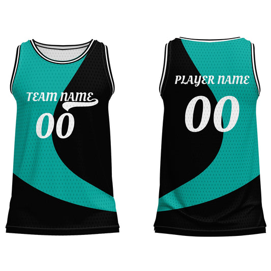 Custom Basketball Tank Top – Two-Tone Vector – Personalized Jersey