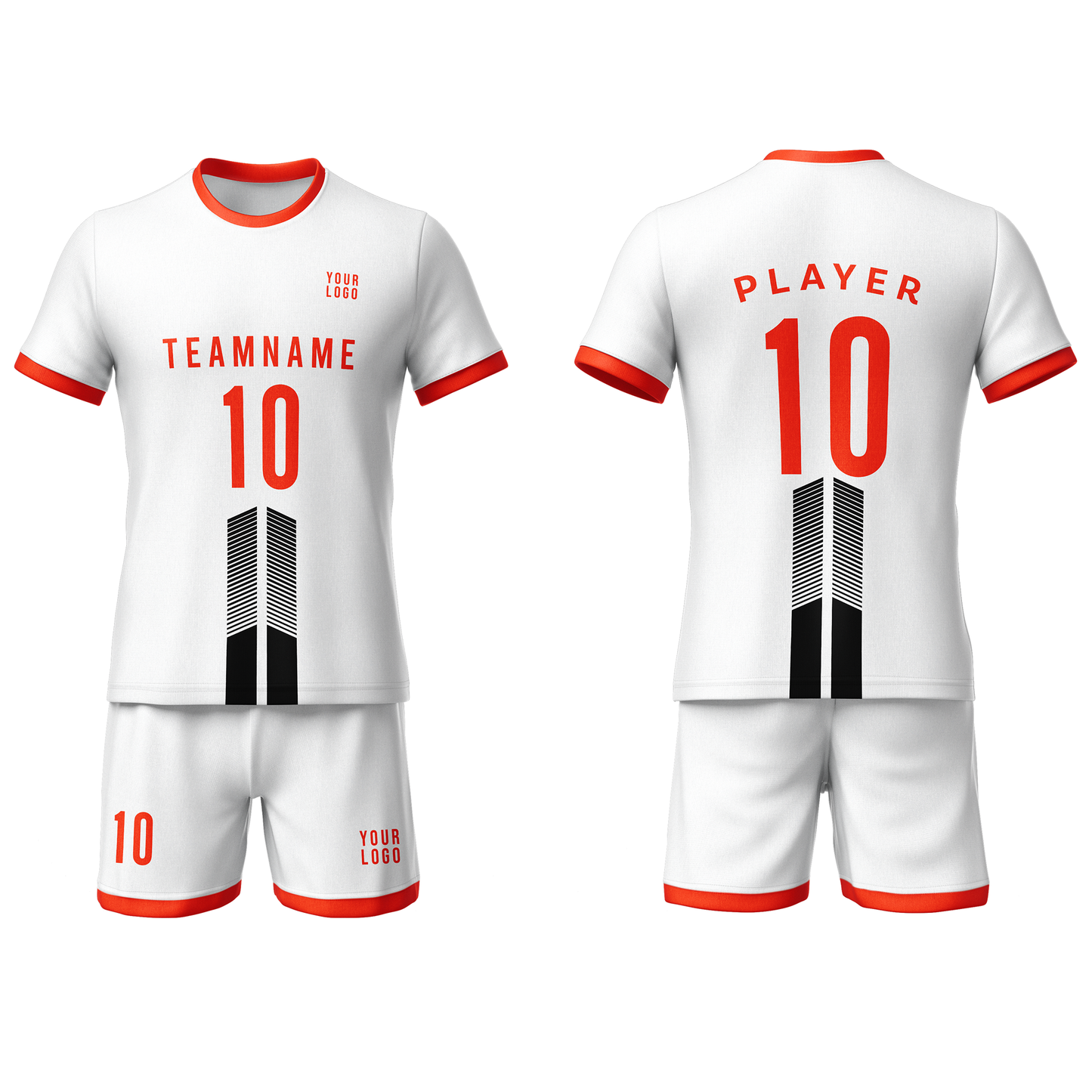 Custom Soccer Uniform – Accent Design – Personalized Uniform