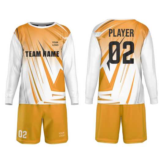Custom Soccer Goalkeeper Uniform - Abstract Design - Personalized