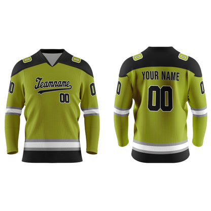 Custom Ice Hockey Jersey - Gray Accent - Personalized Top