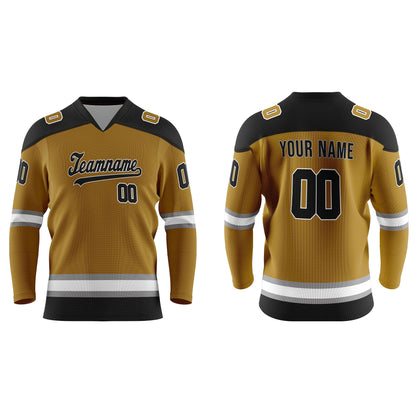 Custom Ice Hockey Jersey - Gray Accent - Personalized Top