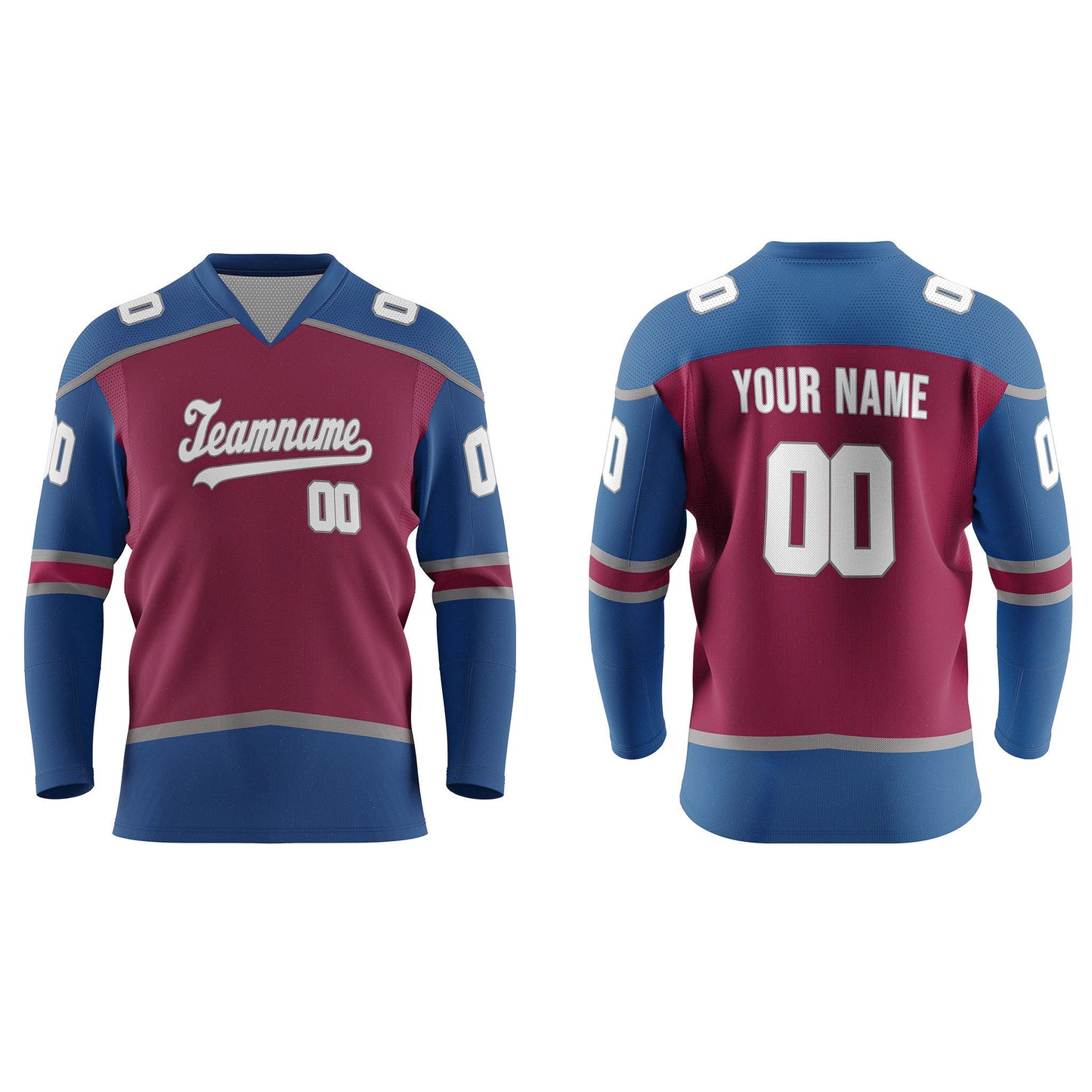 Custom Ice Hockey Jersey - Two Panel - Personalized Teamwear