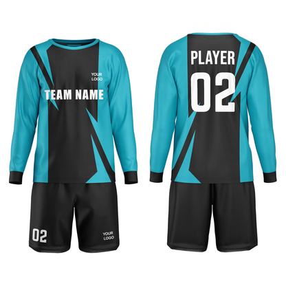 Custom Soccer Goalkeeper Uniform - Abstract - Personalized