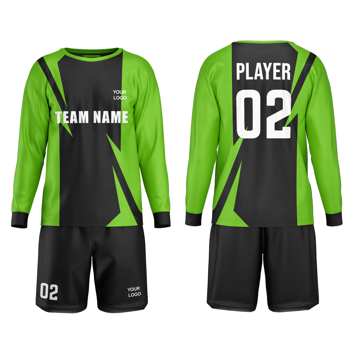 Custom Soccer Goalkeeper Uniform - Abstract - Personalized