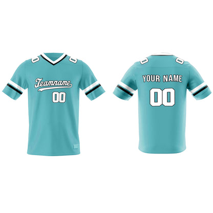 Custom American Football Jersey - White Accent - Personalized Top