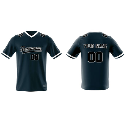 Custom American Football Jersey - White Trim - Personalized Top
