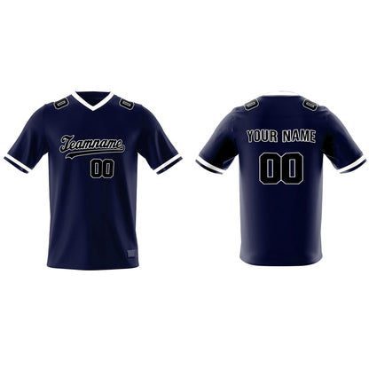 Custom American Football Jersey - White Trim - Personalized Top