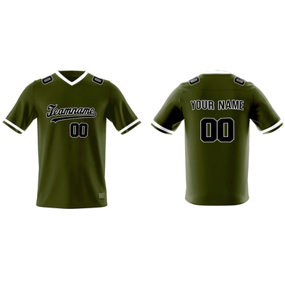 Custom American Football Jersey - White Trim - Personalized Top