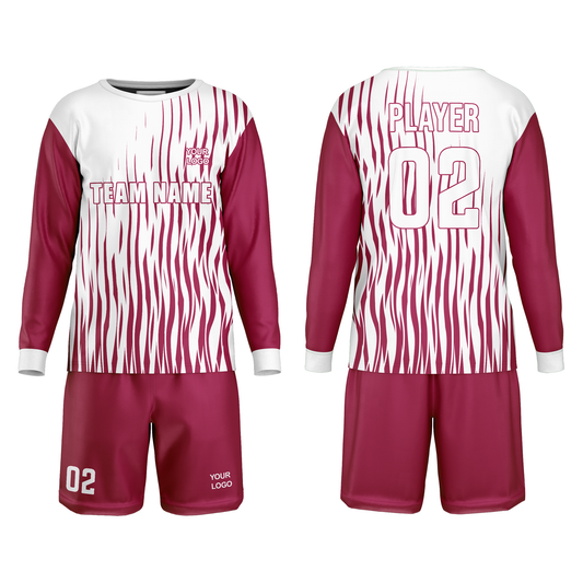 Custom Soccer Goalkeeper Uniform - Wave Design - Personalized