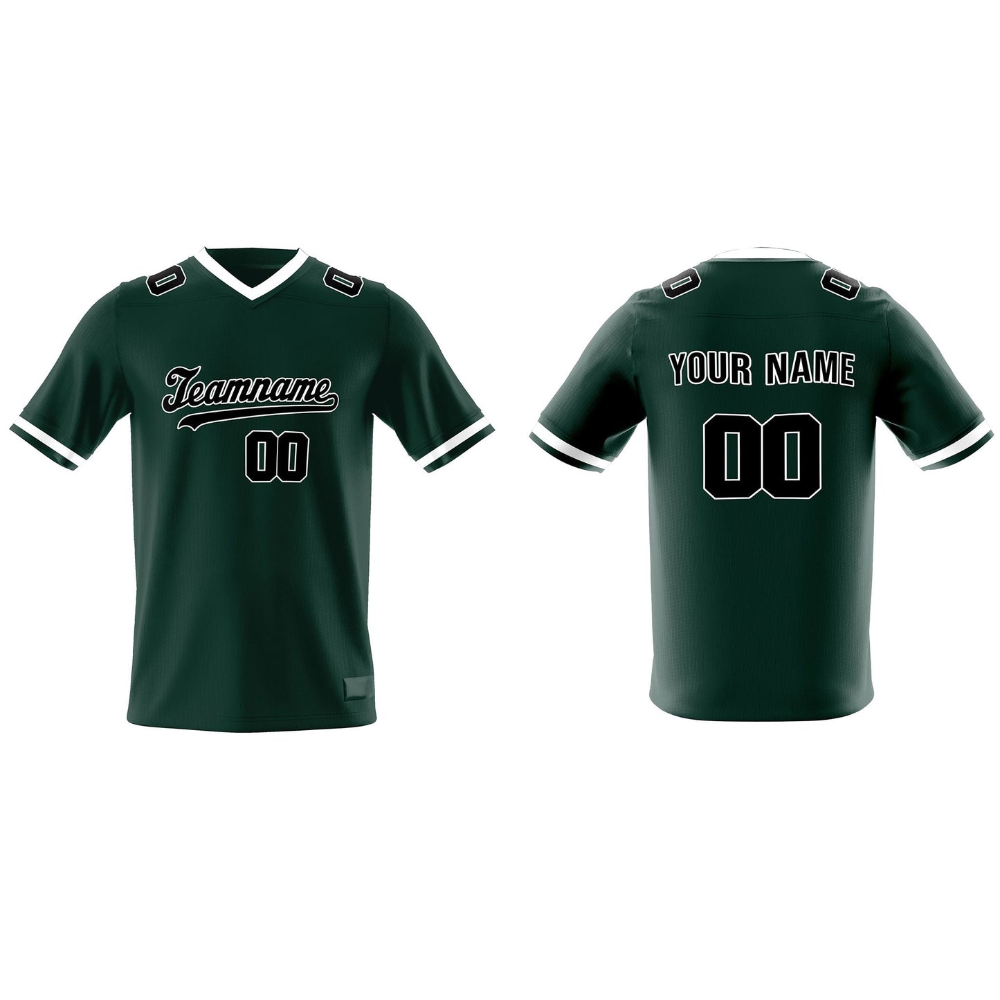 Custom American Football Jersey - White Trim - Personalized Top