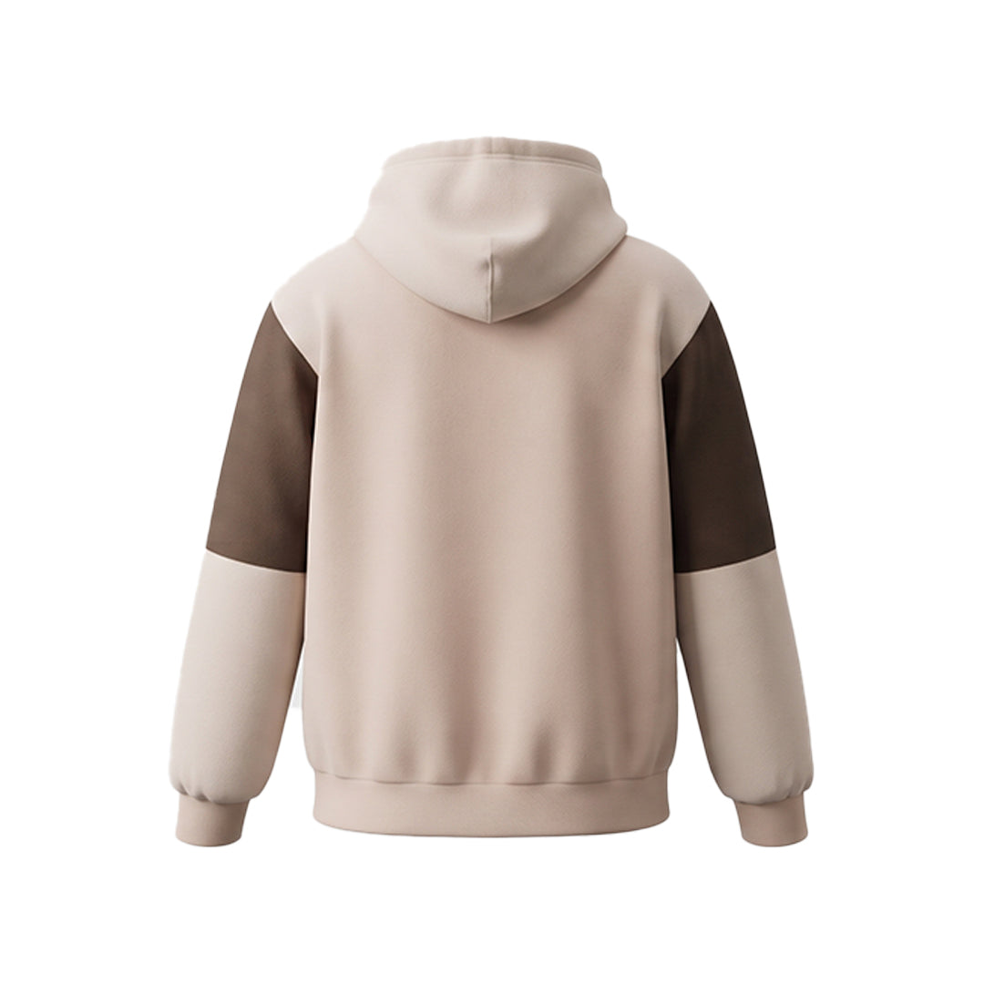 Custom Premium Hoodie - Contrast Sleeve Yoke - Personalized