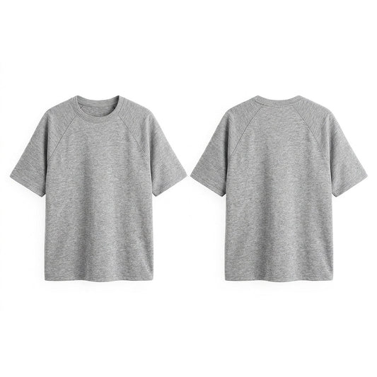 Custom Men Half Sleeves Raglan - Solid Color Design - Personalized Top
