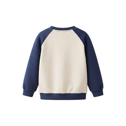 Custom Girls Sweatshirt - Colorblock Raglan Crewneck - Personalized