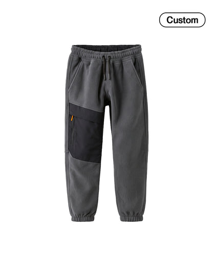 Custom Boys Jogger Pants - Cargo Pocket Patch - Personalized
