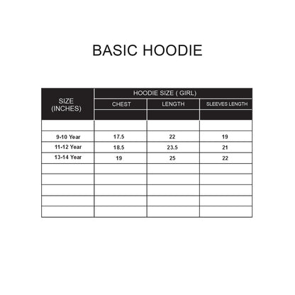 Custom Girls Hoodies - Solid Color - Personalized Sweatshirt