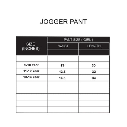 Custom Girls Jogger Pants - Solid Design Personalized Pants