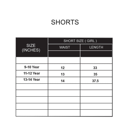 Custom Girls Shorts - Solid Design - Personalized Shorts