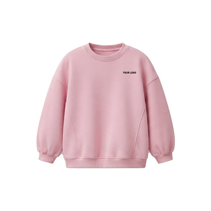 Custom Girls Sweatshirt - Curved Seam Panel - Personalized Top