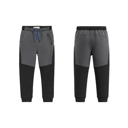 Custom Boys Jogger Pants - Asymmetric Block Pattern - Personalized