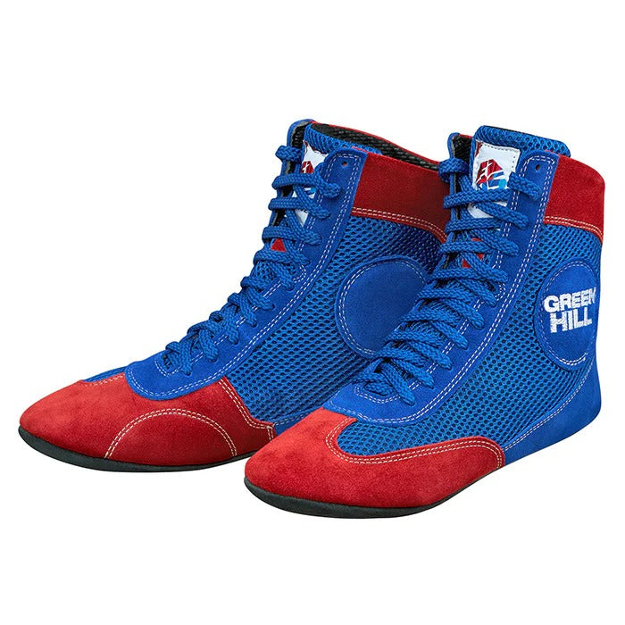 FIAS-Approved Boxing MMA Gloves + Shin Instep Pads + Sambo Shoes
