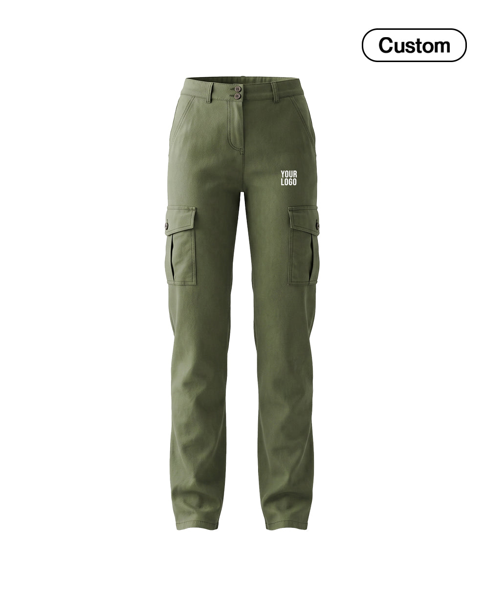 Custom Women Cargo Pants - Utility Pocket Fit - Personalized