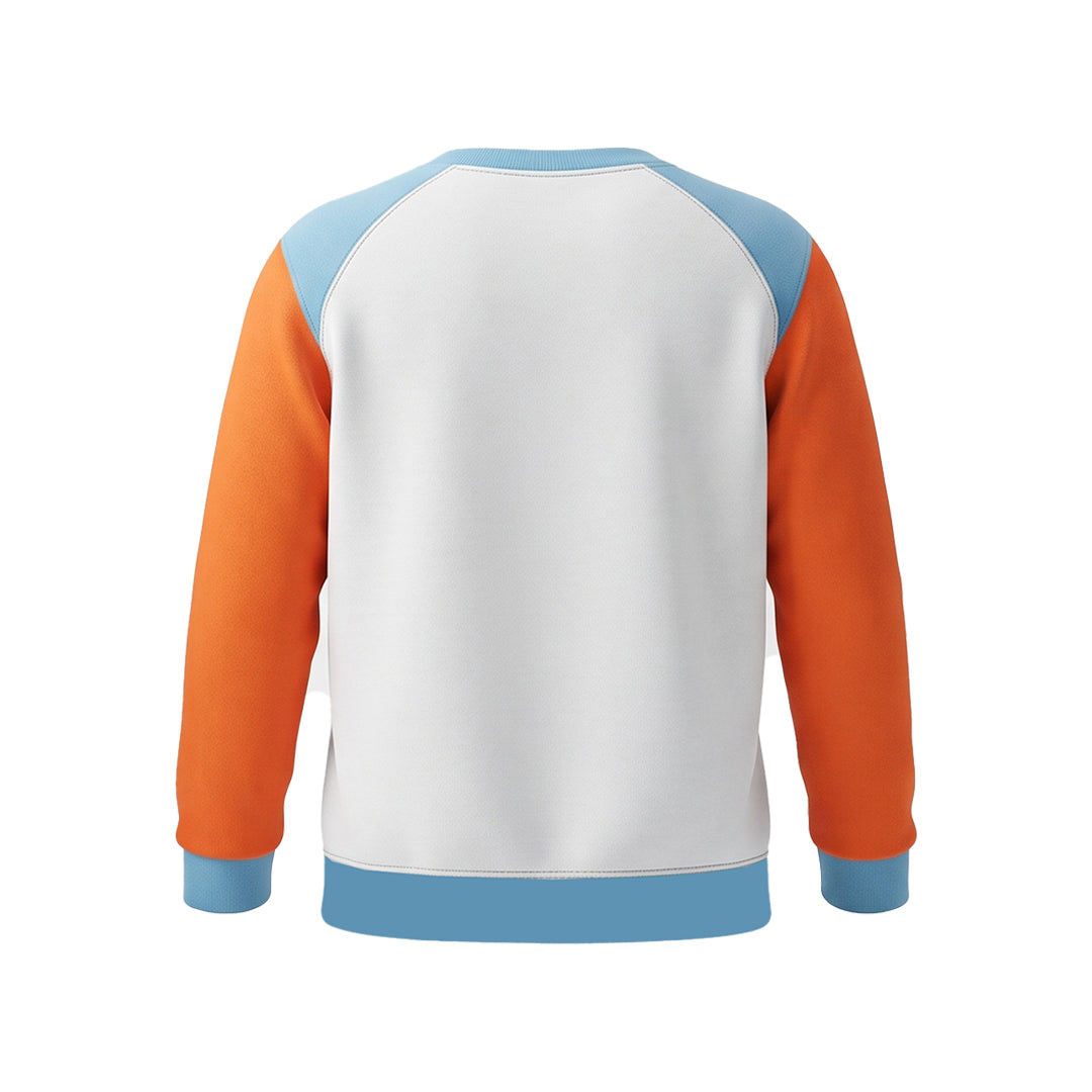Custom Men Sweatshirt - Contrast Raglan Sleeve - Personalized