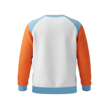 Custom Men Sweatshirt - Contrast Raglan Sleeve - Personalized