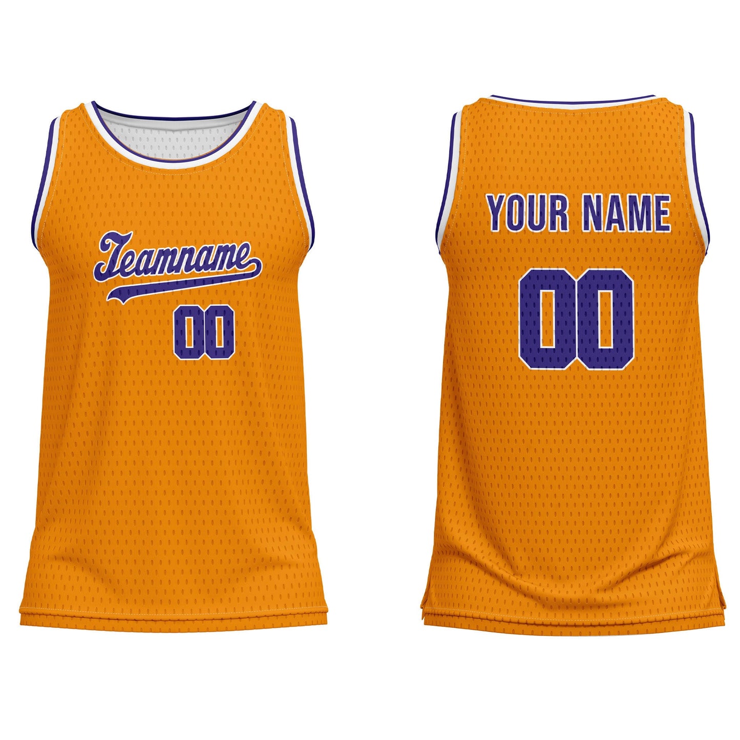 Custom Basketball Tank Top – Solid Color - Personalized Top