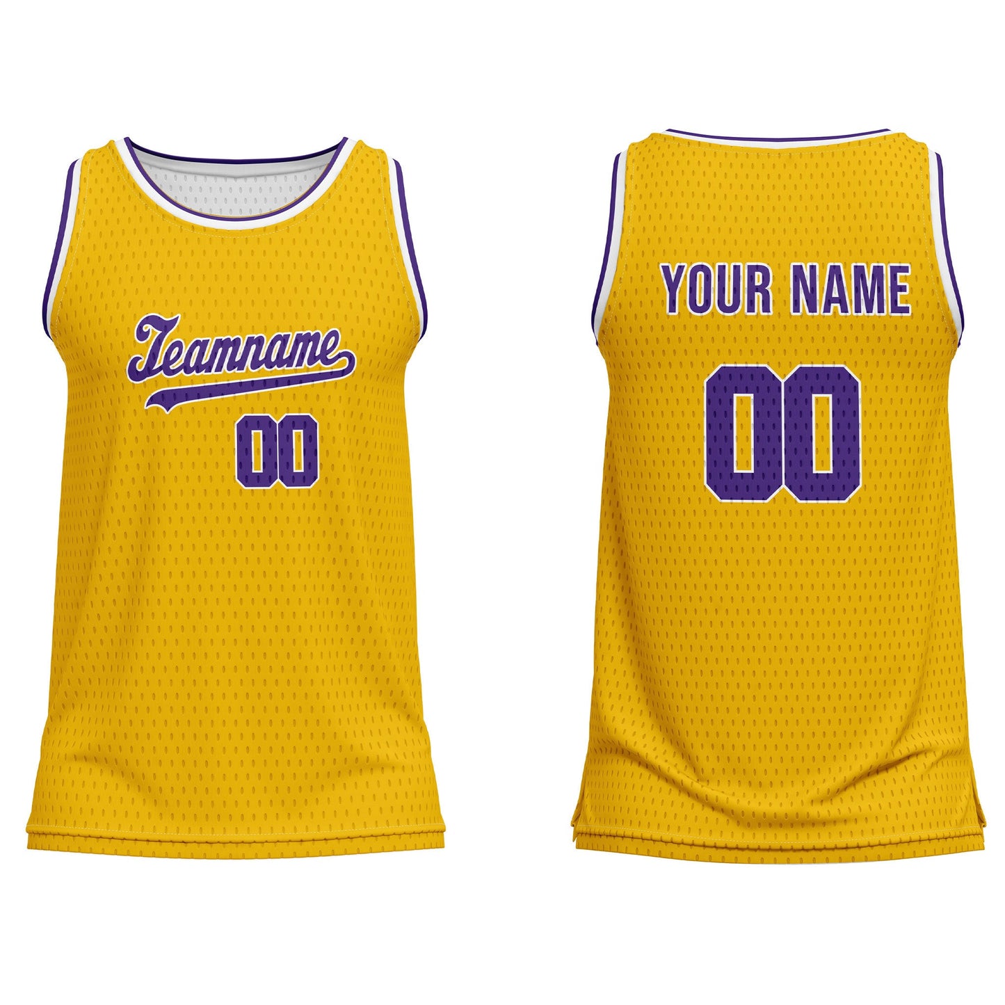 Custom Basketball Tank Top – Solid Color - Personalized Top