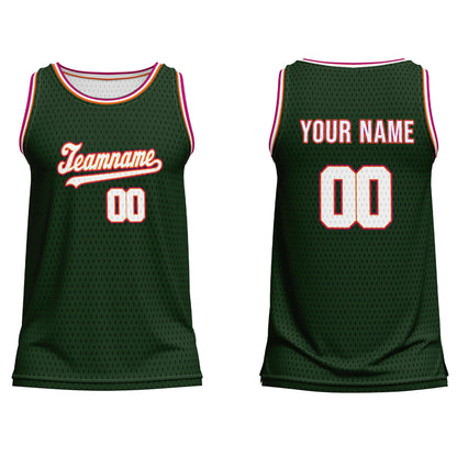 Custom Basketball Tank Top – Dark Tone – Personalized Jersey