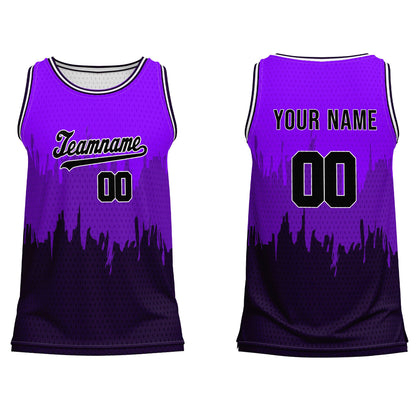 Custom Basketball Tank Top - Abstract Grunge - Personalized Top