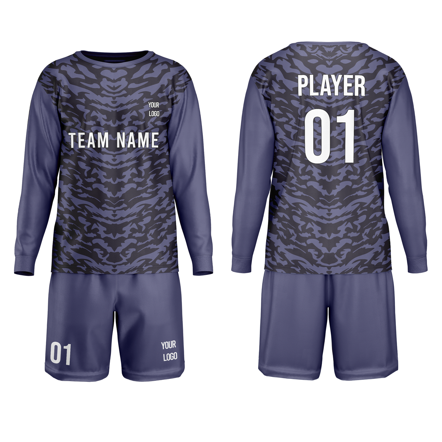 Custom Soccer Goalkeeper Uniform – Pattern - Personalized Kit