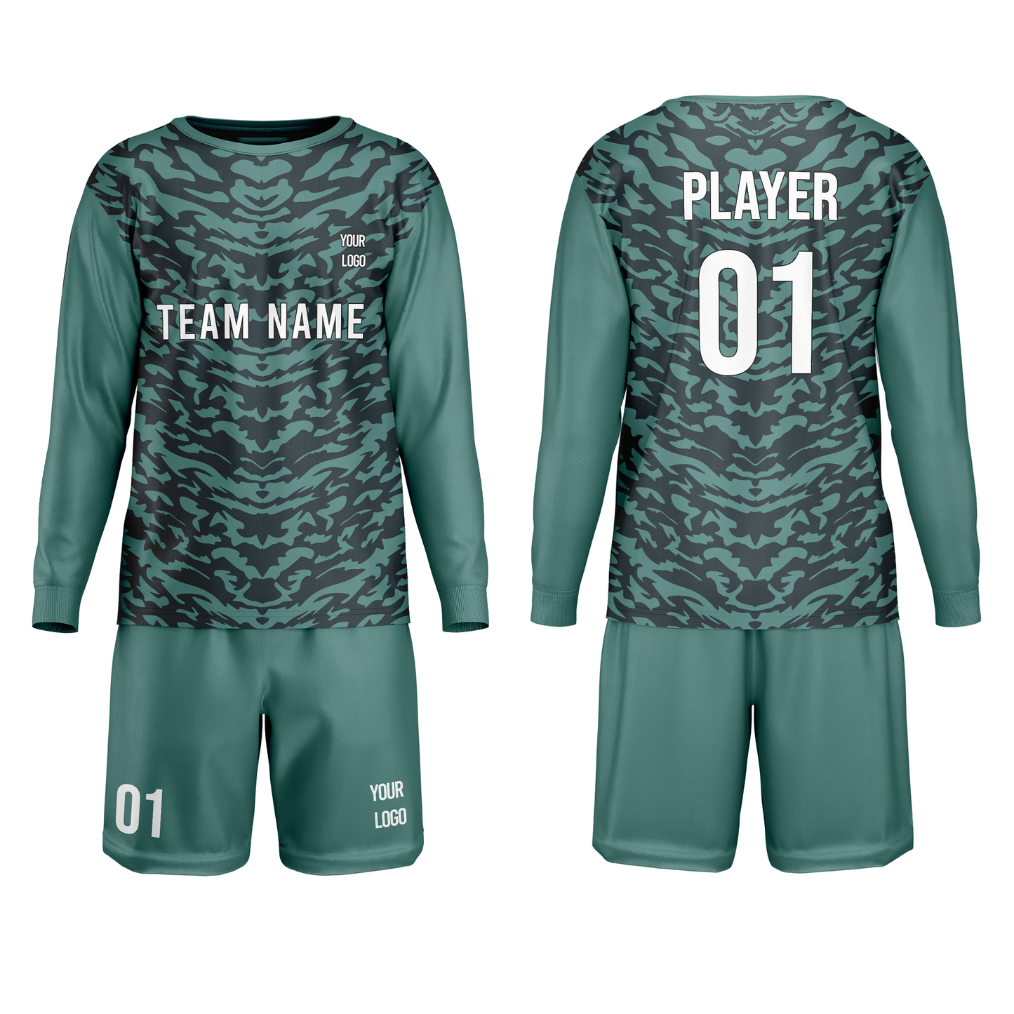 Custom Soccer Goalkeeper Uniform – Pattern - Personalized Kit